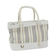 Pre-owned Canvas handbags Burberry Vintage , Beige , Dames