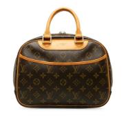 Pre-owned Canvas handbags Louis Vuitton Vintage , Brown , Dames