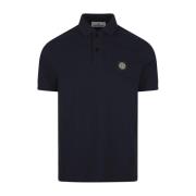 Blauw Polo Slim Fit Stone Island , Blue , Heren