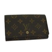 Pre-owned Canvas wallets Louis Vuitton Vintage , Brown , Dames