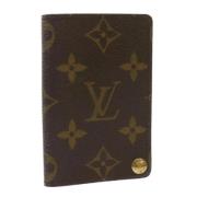 Pre-owned Canvas wallets Louis Vuitton Vintage , Brown , Dames