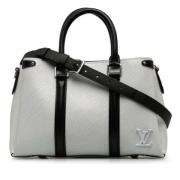 Pre-owned Leather handbags Louis Vuitton Vintage , White , Dames