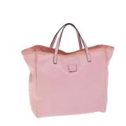 Pre-owned Leather totes Gucci Vintage , Pink , Dames