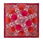 Pre-owned Silk scarves Hermès Vintage , Pink , Dames