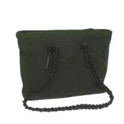 Pre-owned Nylon totes Prada Vintage , Green , Dames