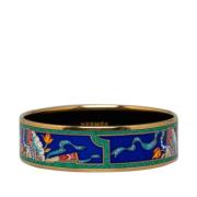 Pre-owned Metal bracelets Hermès Vintage , Blue , Dames