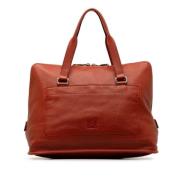 Pre-owned Leather handbags Loewe Pre-owned , Red , Dames