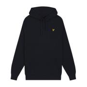 Klassieke Pullover Hoodie Sweatshirt Lyle & Scott , Blue , Heren