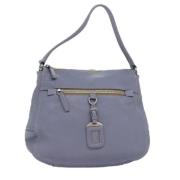 Pre-owned Leather totes Prada Vintage , Gray , Dames