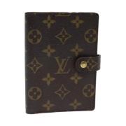 Pre-owned Canvas home-office Louis Vuitton Vintage , Brown , Dames