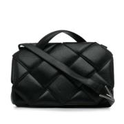 Pre-owned Leather handbags Bottega Veneta Vintage , Black , Dames