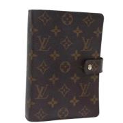 Pre-owned Canvas home-office Louis Vuitton Vintage , Brown , Dames