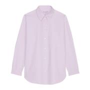 Boyfriend shirt blouse oversized Marc O'Polo , Purple , Dames