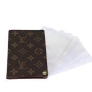 Pre-owned Canvas wallets Louis Vuitton Vintage , Brown , Dames