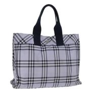 Pre-owned Nylon handbags Burberry Vintage , Blue , Dames