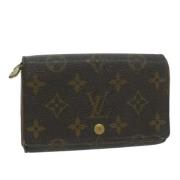 Pre-owned Canvas wallets Louis Vuitton Vintage , Brown , Dames