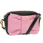 Pre-owned Leather prada-bags Prada Vintage , Pink , Dames