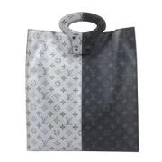 Pre-owned Leather louis-vuitton-bags Louis Vuitton Vintage , Gray , Da...