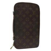 Pre-owned Canvas wallets Louis Vuitton Vintage , Brown , Dames