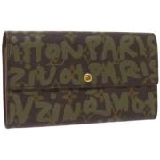 Pre-owned Canvas wallets Louis Vuitton Vintage , Brown , Dames