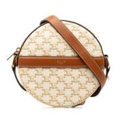 Pre-owned Leather handbags Celine Vintage , White , Dames