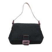 Pre-owned Leather fendi-bags Fendi Vintage , Black , Dames