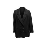 Pre-owned Fabric outerwear Chanel Vintage , Black , Dames