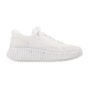 Witte Sneakers met Nylon Webbing Chloé , White , Dames