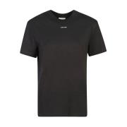 Zwarte T-shirts en Polos Calvin Klein , Black , Dames