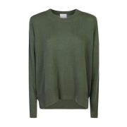 Groene Sweater Collectie Allude , Green , Dames