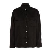 Zwarte Damesblouse Outlet Prijs Patrizia Pepe , Black , Dames