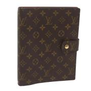 Pre-owned Canvas home-office Louis Vuitton Vintage , Brown , Dames