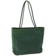 Pre-owned Nylon totes Prada Vintage , Green , Dames