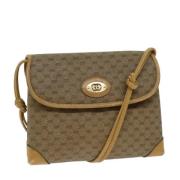 Pre-owned Leather gucci-bags Gucci Vintage , Beige , Dames