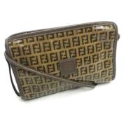 Pre-owned Canvas fendi-bags Fendi Vintage , Brown , Dames