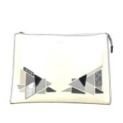 Pre-owned Leather fendi-bags Fendi Vintage , White , Heren