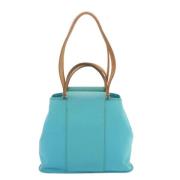 Pre-owned Canvas handbags Hermès Vintage , Blue , Dames