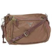 Pre-owned Nylon prada-bags Prada Vintage , Brown , Dames