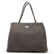 Pre-owned Nylon prada-bags Prada Vintage , Gray , Dames