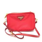 Pre-owned Fabric prada-bags Prada Vintage , Red , Dames