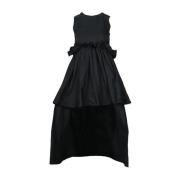 Pre-owned Polyester dresses Valentino Vintage , Black , Dames