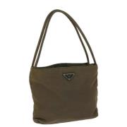 Pre-owned Nylon prada-bags Prada Vintage , Brown , Dames