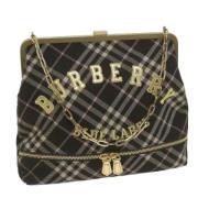 Pre-owned Canvas handbags Burberry Vintage , Brown , Dames