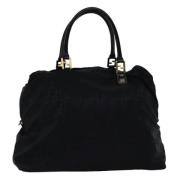 Pre-owned Canvas fendi-bags Fendi Vintage , Black , Dames