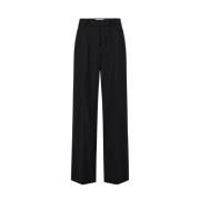 Lichte wol comfort fit chino broek Iceberg , Black , Dames