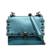 Pre-owned Leather fendi-bags Fendi Vintage , Blue , Dames