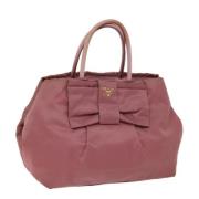 Pre-owned Nylon prada-bags Prada Vintage , Pink , Dames