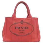 Pre-owned Leather prada-bags Prada Vintage , Red , Dames