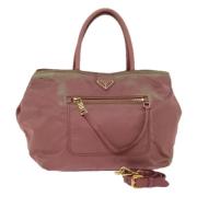 Pre-owned Nylon totes Prada Vintage , Pink , Dames