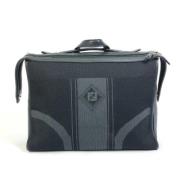 Pre-owned Canvas fendi-bags Fendi Vintage , Black , Heren